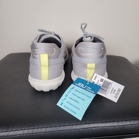 NEW JBU Women's Solar Comfort Casual Slip-On Sneaker Light Gray Memory Foam Sz 6 - Picture 6 of 9